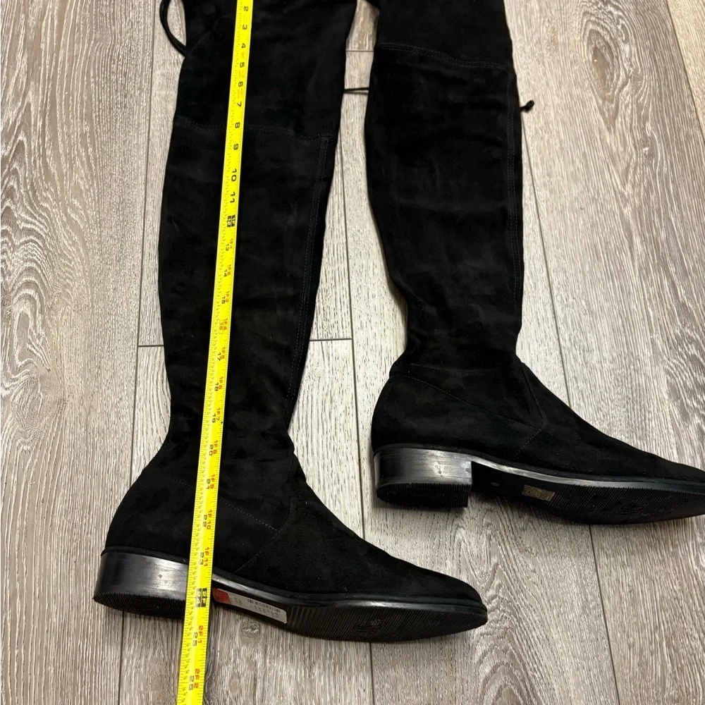 Stuart Weitzman black Over-the-Knee Boots